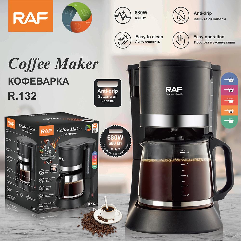 Raf Coffee Machine Maker 1.2 Litre / 680W R132