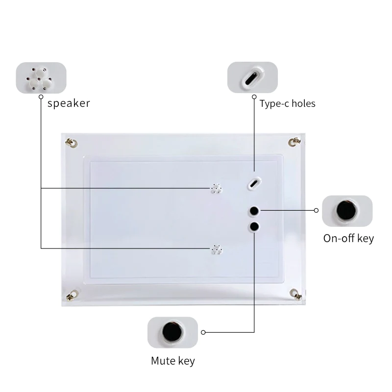 Luxury digital Photo video Frame display