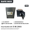 Solid Steel Electronic Digital Safe Box With Double Locking Steel Bolts