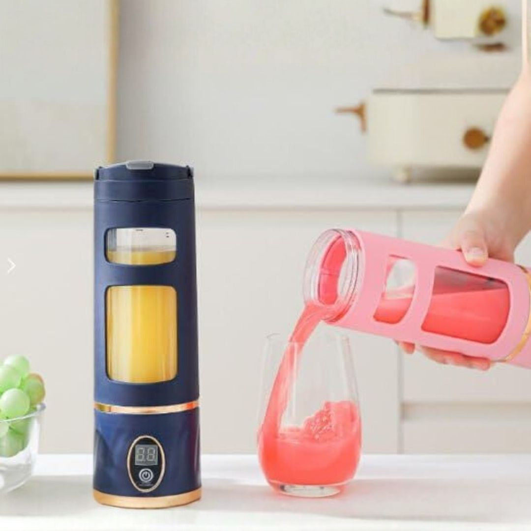 Portable Blender with Digital Display, Smoothie Juicer Cup