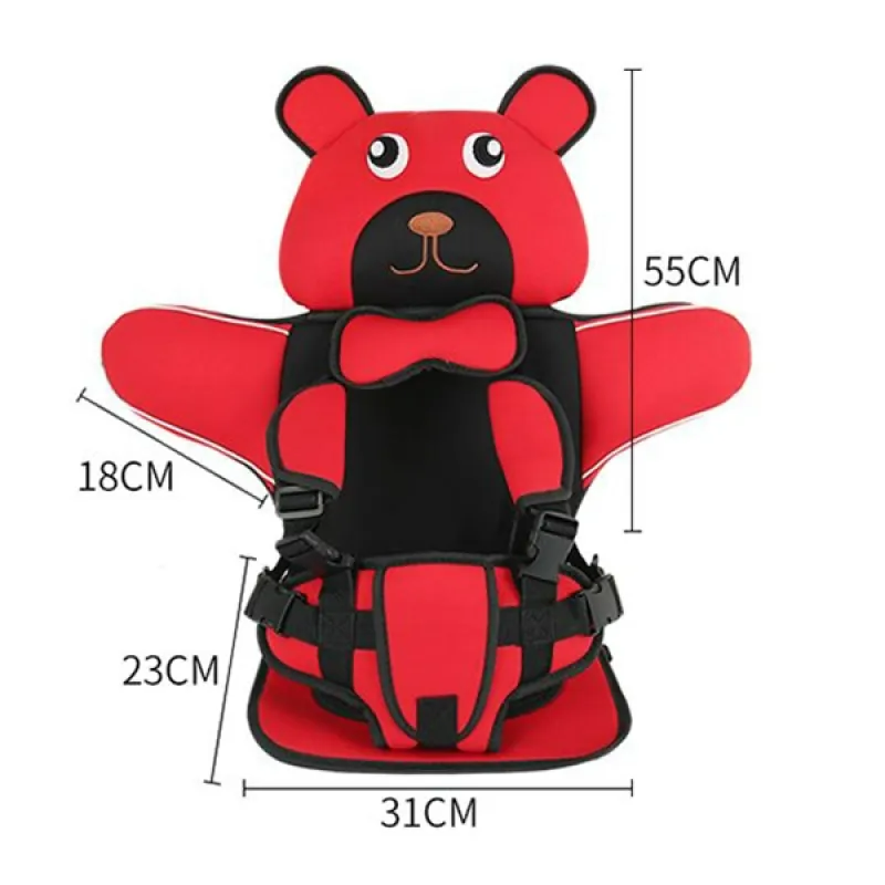 Child Baby Car Protection Cushion Seat Bear