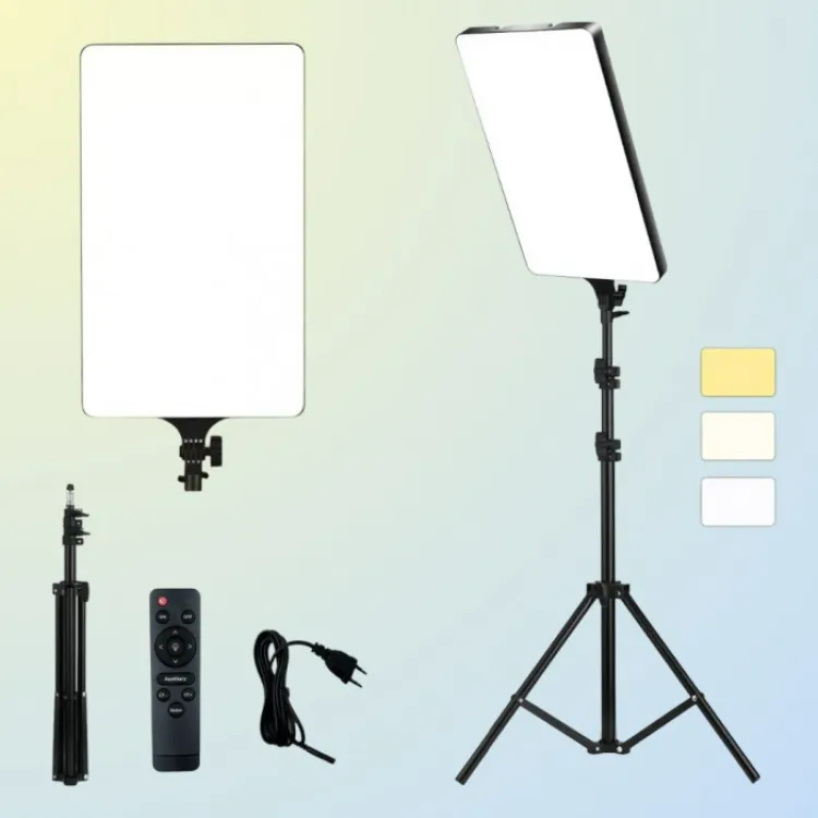 Photo Shoot LED Square Ring Light Panel with 2.1 Meter Tripod