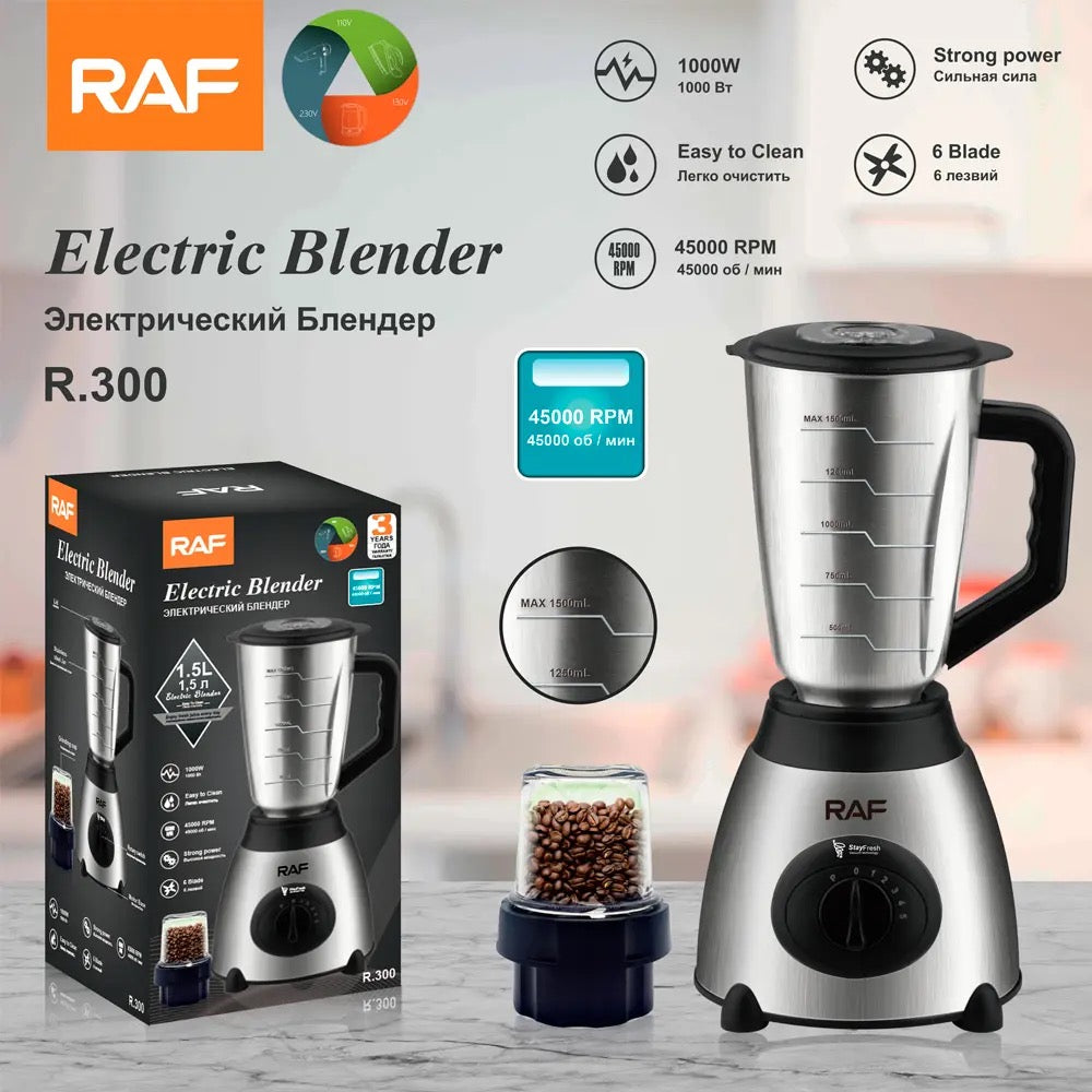 Raf Electric Blender 1000W 1.5 Litre R300