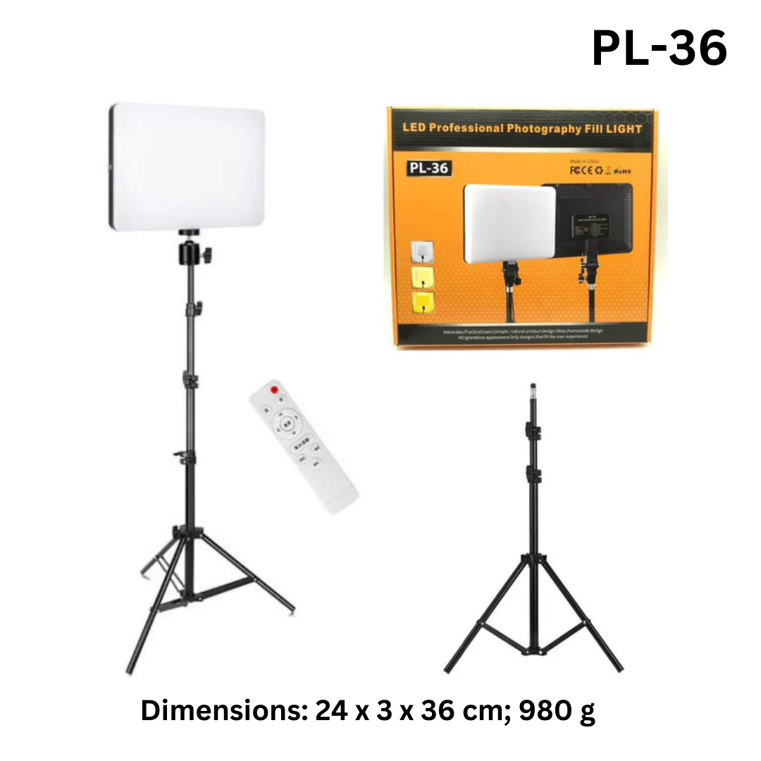 Square Ring Light Panel Photo Shoot LED with 2.1 Meter Tripod – Assaf ...