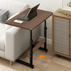 Adjustable Laptop Desk on Wheels, Bronze Color AS15