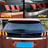 Universal Car Rear Tail Light Lamp Stickers Honeycomb