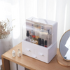 Makeup Organizer, Portable Skin Care Display Case with 3 Drawer