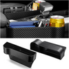 Carbon Fiber Car Seat Organiser with Cup Holder And Gap Filler, Multifunctional Car Storage Organizer Car Interior Accessories