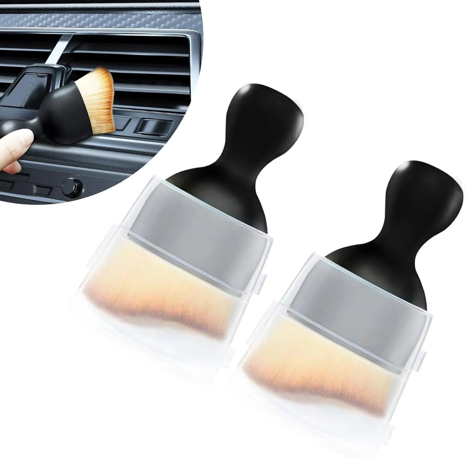 Car Cleaning & Detailing Brush – Scratch-Free Interior Duster & Tools