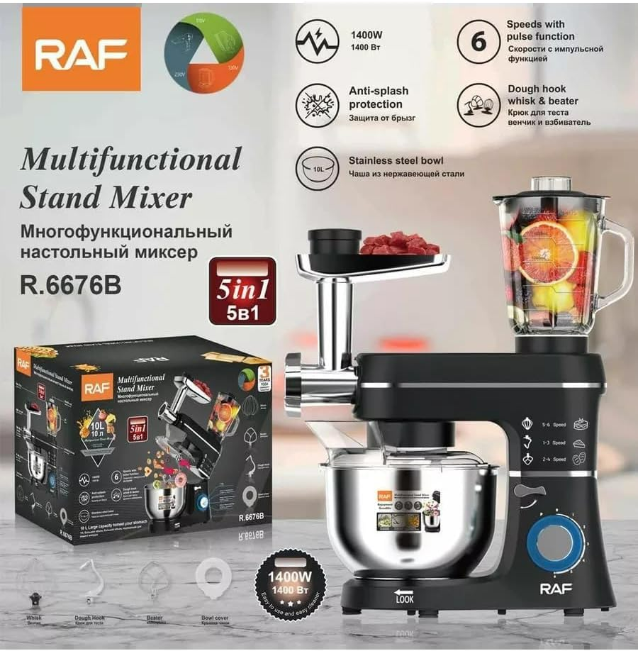 RAF Essential Stand Mixer Multi Functions R.6609