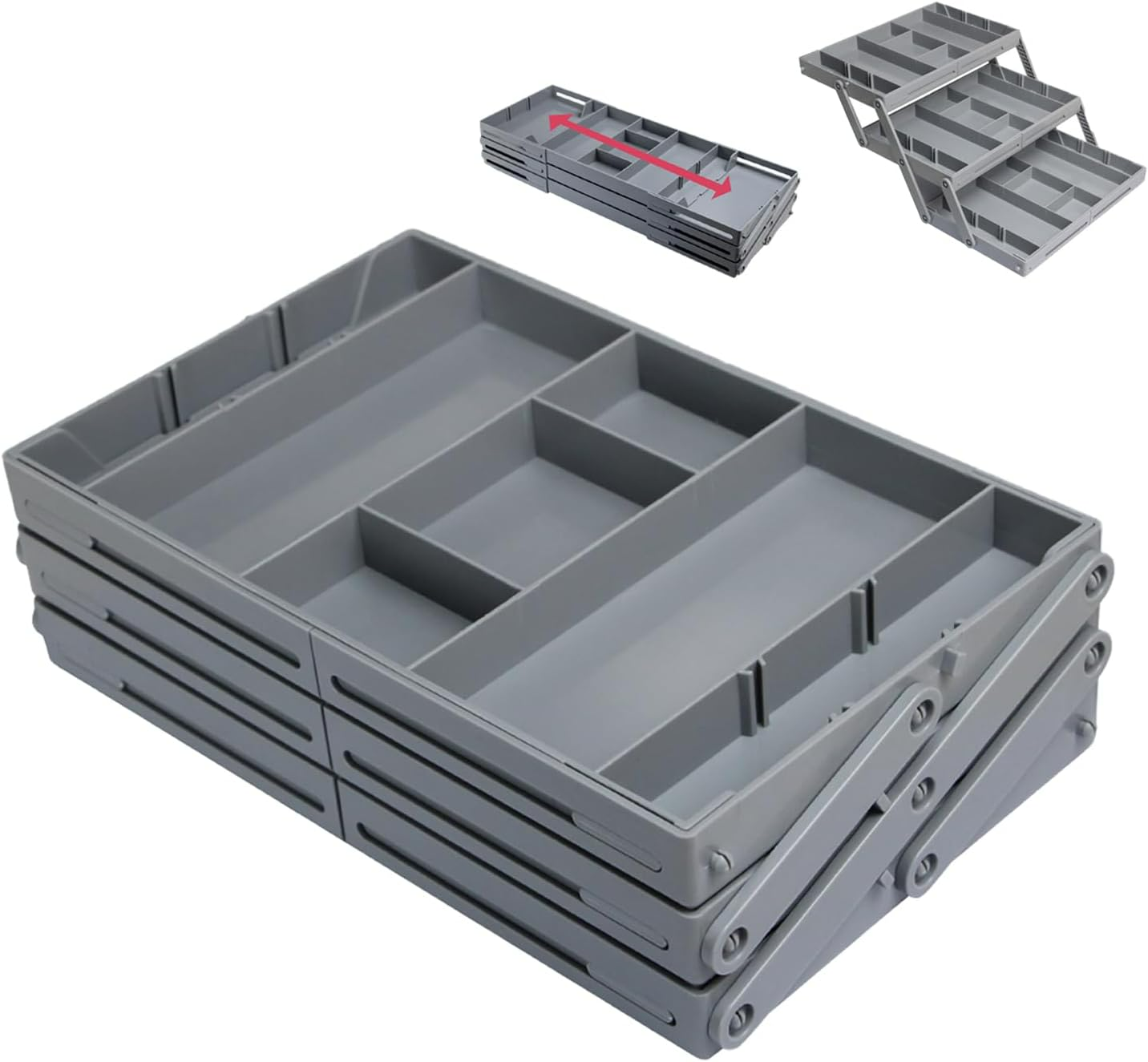 Expandable Multi Layer Storage Tray