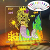 3D Acrylic Writing pad with Pen Message Board rewritable Table lamp