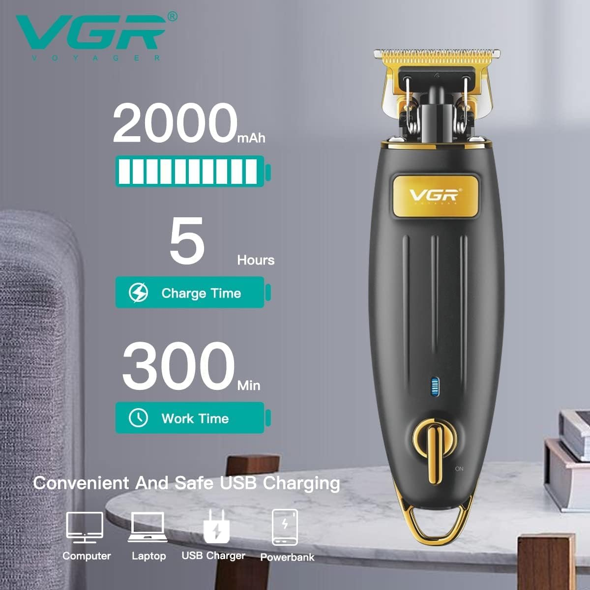VGR V-192 Professional Hair Trimmer