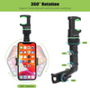 Multifunctional Car Phone Holder Mount, Rearview Mirror Phone Holder for Car, 360 Degree Rotatable