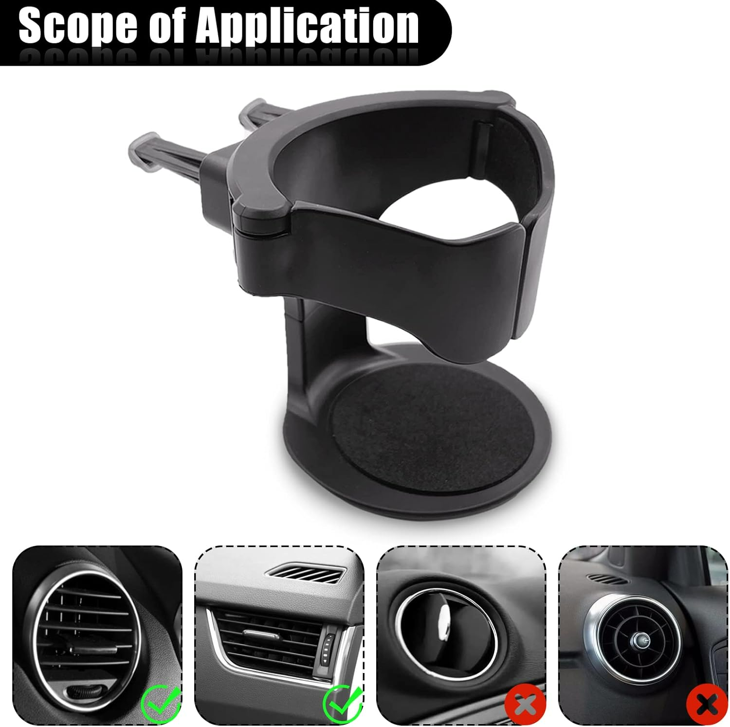 Car Air Vent Cup Holder bottle mount