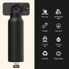 nsulated Water Bottle with Magnetic Phone Holder | Stainless Steel Tumbler Compatible with MagSafe for Gym, Car, & Sports