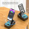 3 in 1 Bluetooth Speaker and Cell Phone Stand for Convenient Viewing Mobile Phone Holder