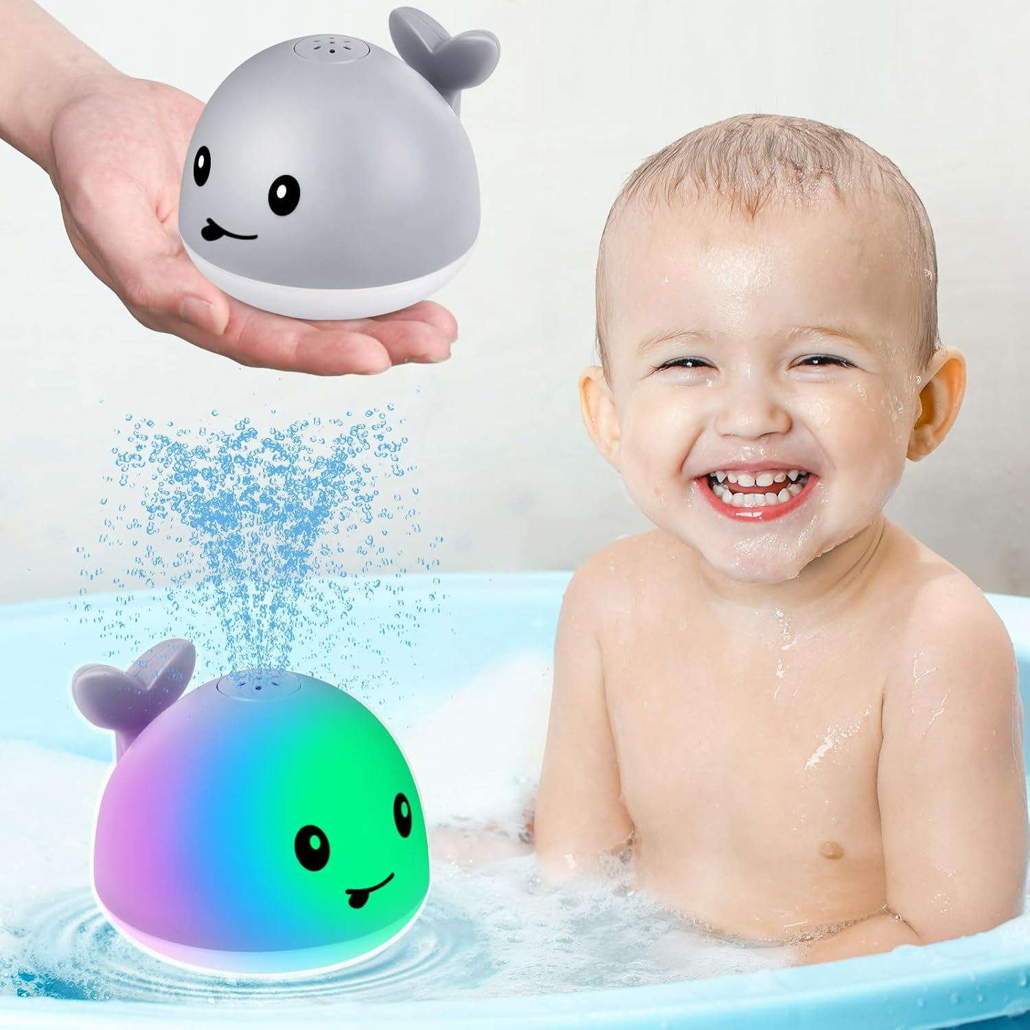 Mini Whale Fountain Bath Game