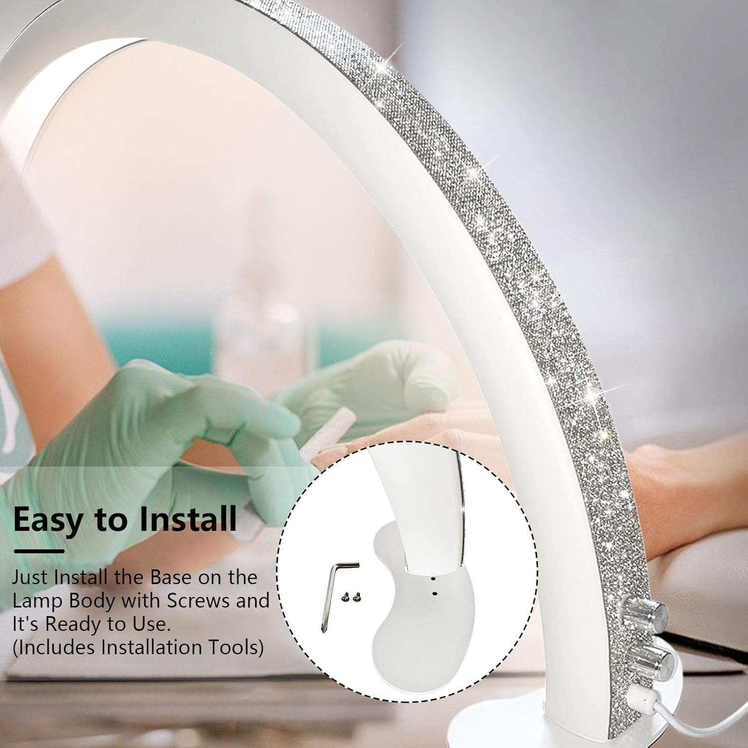 Half Led Moon LED Light Stand