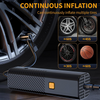 Tire Inflator Portable Air Compressor - Air Pump for Car Tires with Tire Pressure Gauge