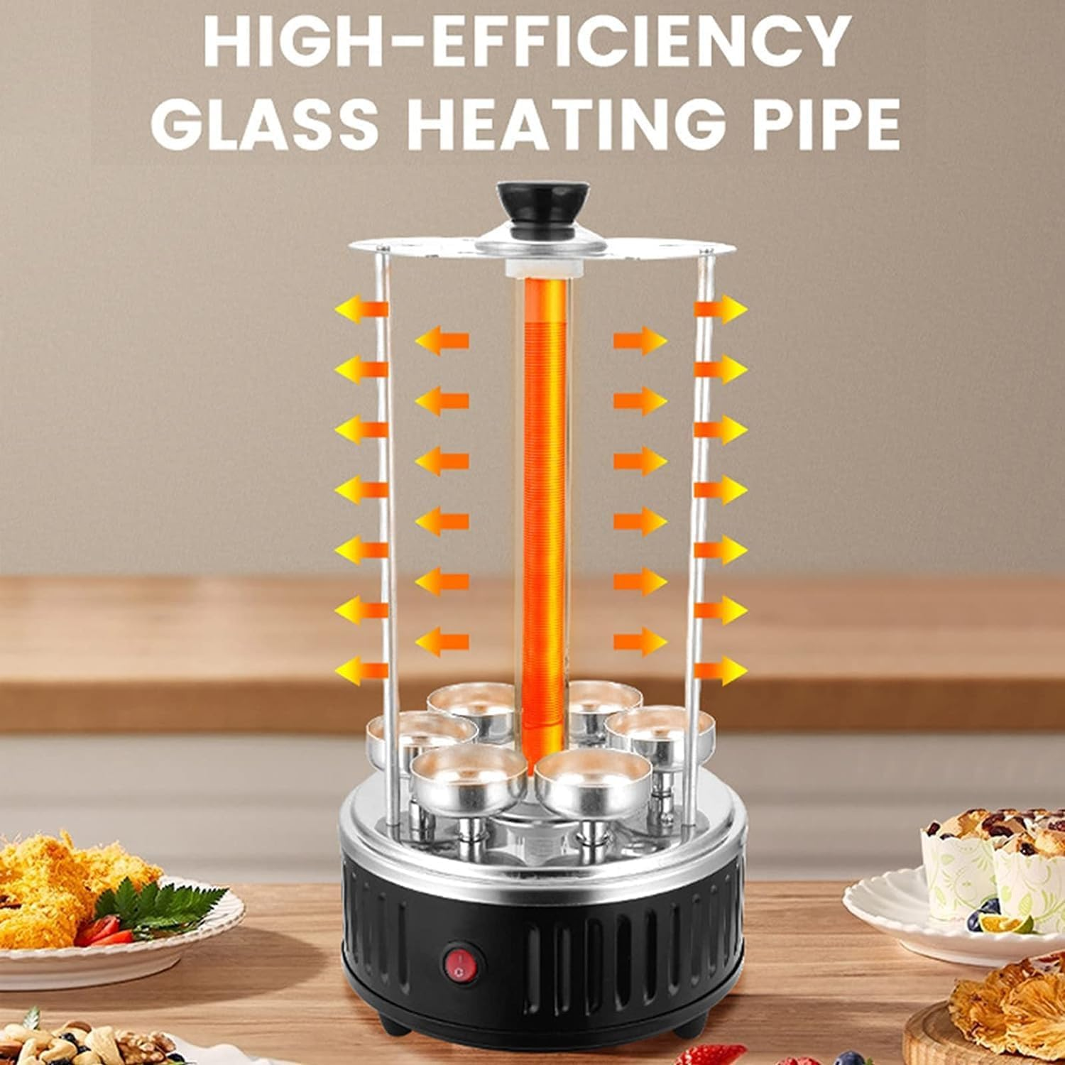 Electric Skewers Grill, Smokeless indoor barbecue machine R8612 - R861 ...