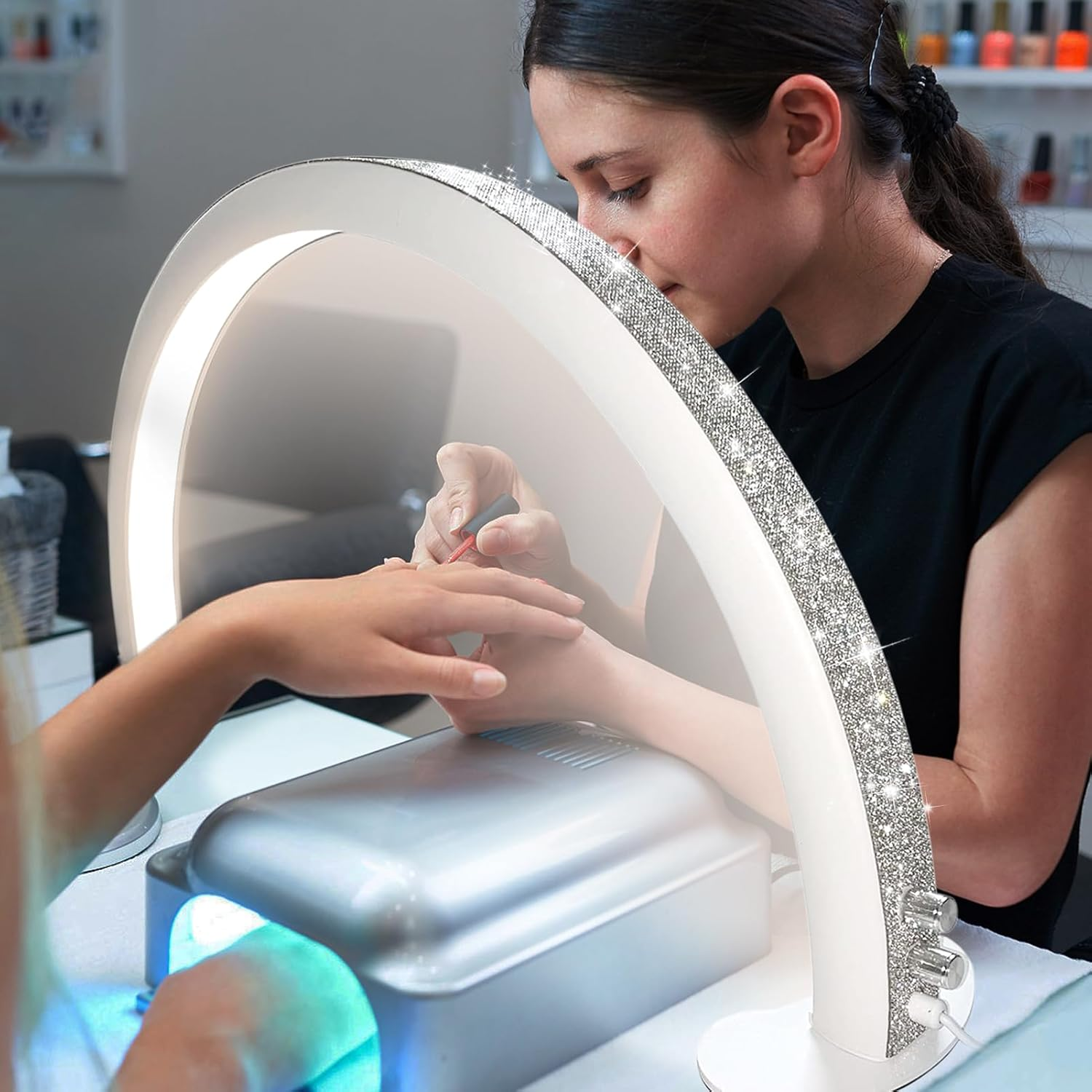 Half Led Moon LED Light Stand