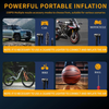 Tire Inflator Portable Air Compressor - Air Pump for Car Tires with Tire Pressure Gauge
