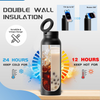 nsulated Water Bottle with Magnetic Phone Holder | Stainless Steel Tumbler Compatible with MagSafe for Gym, Car, & Sports