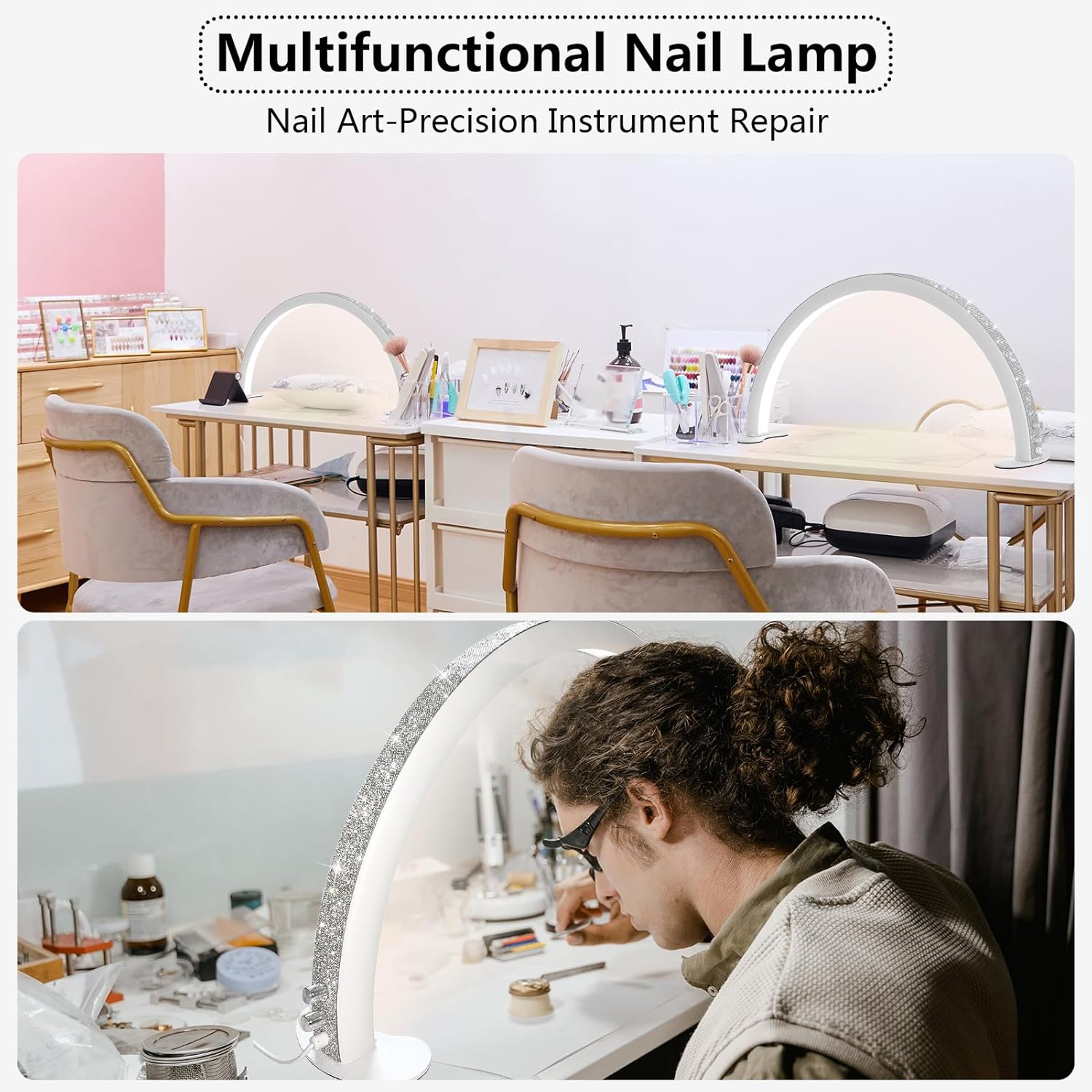 Half Led Moon LED Light Stand