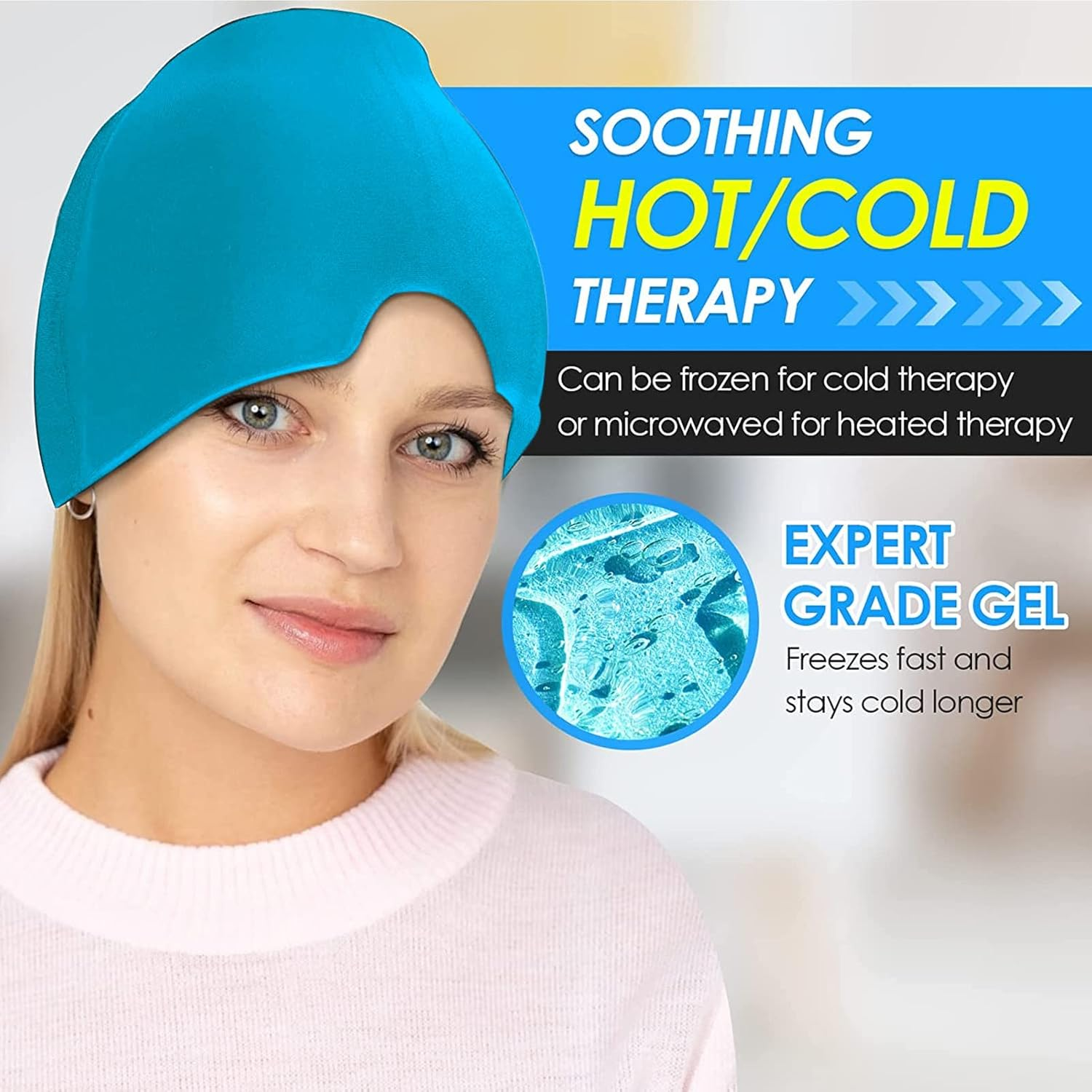 Headband Migraine Relief Cap