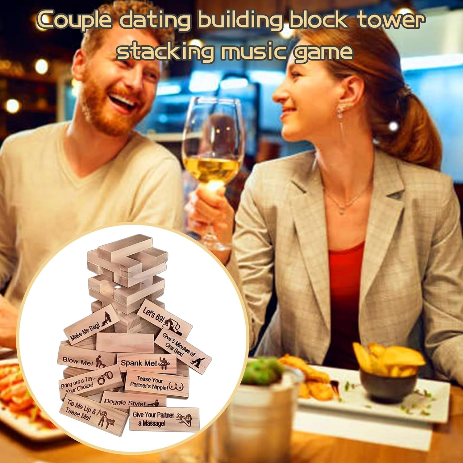 Jenga Adult +18 - Couple Game