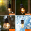 Outdoor String Lights with Bulbs Christmas