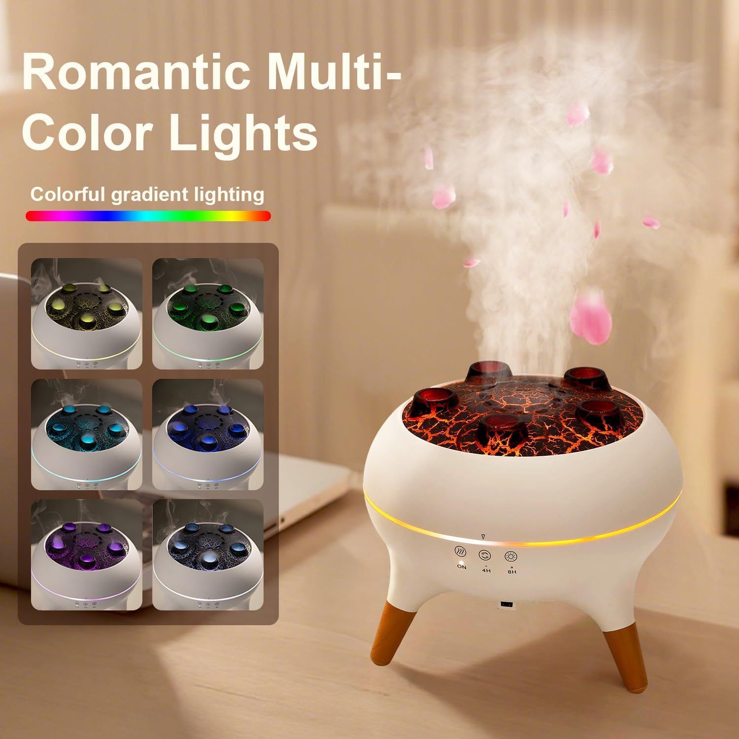 Jellyfish essential oil diffuser with Remote Control
