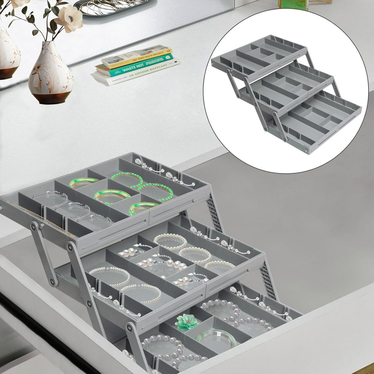 Expandable Multi Layer Storage Tray – TrendyMine