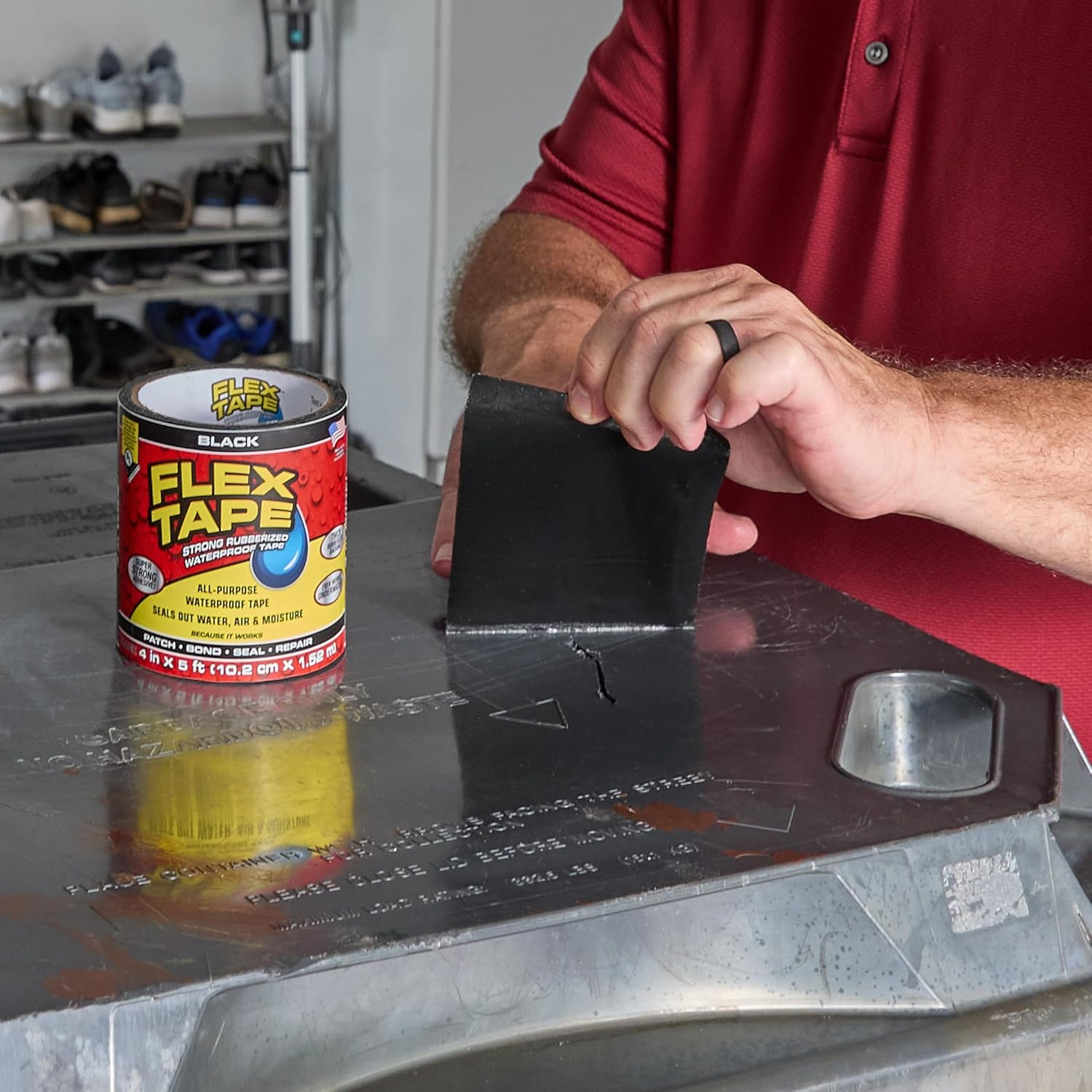 Black Original Thick Flexible Rubberized Waterproof Tape