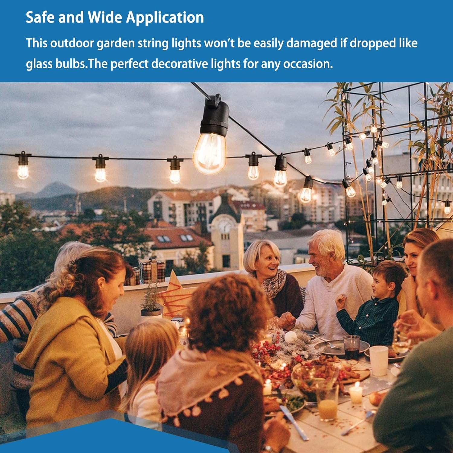 Outdoor String Lights With Bulbs