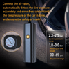 Tire Inflator Portable Air Compressor - Air Pump for Car Tires with Tire Pressure Gauge