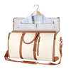 8 in 1 Travel Storage Bag, Leather Travel Duffel Bag with Shoulder Strap