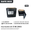 Solid Steel Electronic Digital Safe Box With Double Locking Steel Bolts