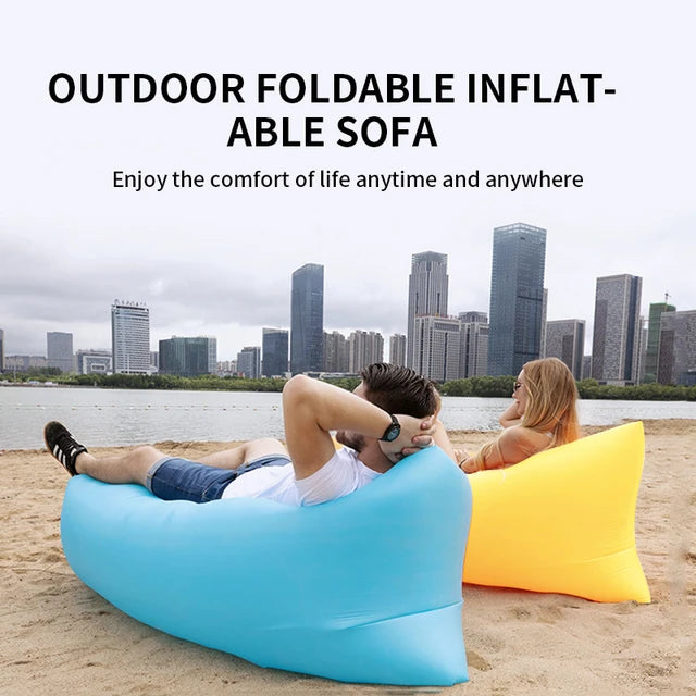 Waterproof Outdoor Portable Inflatable Sofa Fast Installation