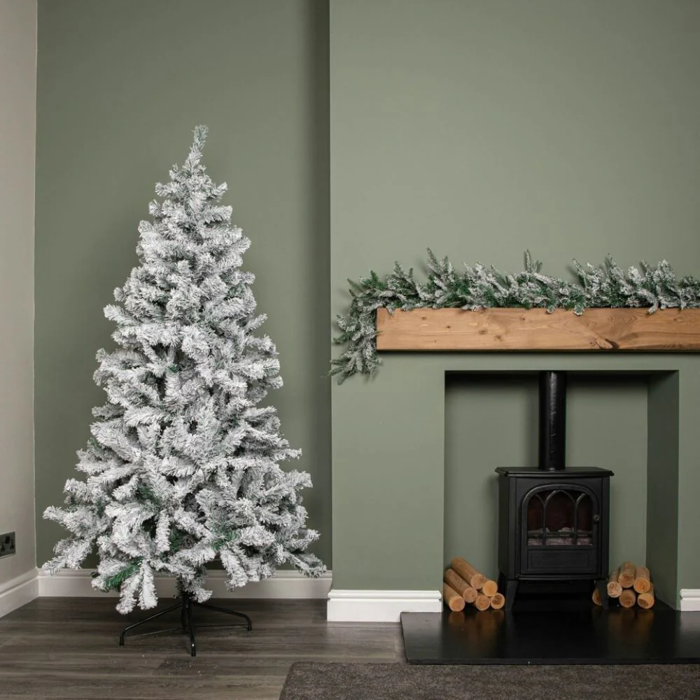 Christmas Tree With Snow