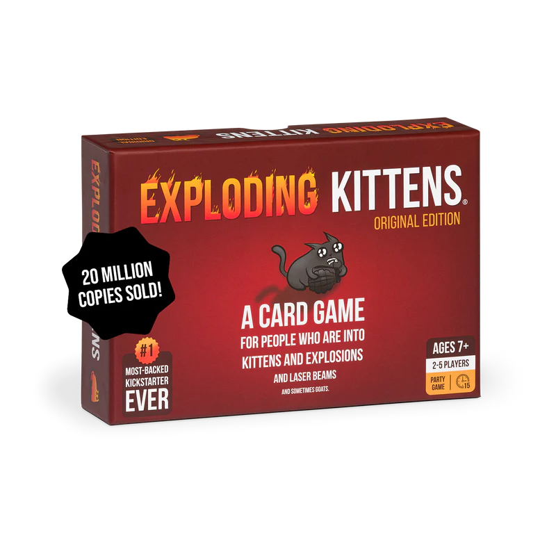 Blind Card Exploding Kittens Exploding Kittens (Original Edition) - Card Game – Assaf online shop