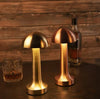 Golden Mushroom Restaurant LED Cordless Table Lamp USB