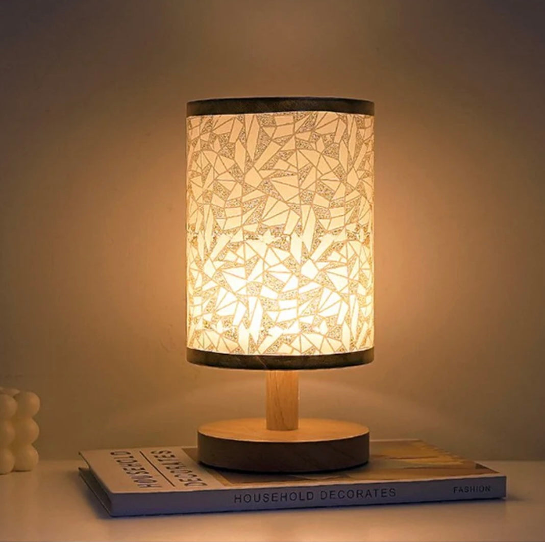 Wooden Table Night Lamp