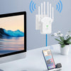 300Mbps 6 antenna 3-in-1 WiFi Repeater Router Enhance Wireless Signals Dual-Band Extender
U13 EU Plug