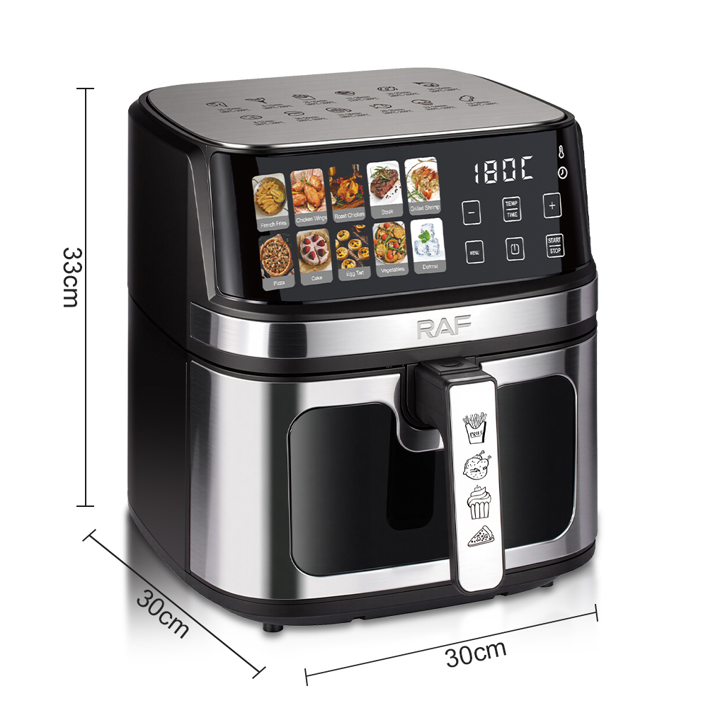 RAF 1700W 8 Liter Touch Screen Air Fryer Temperature Control R5387