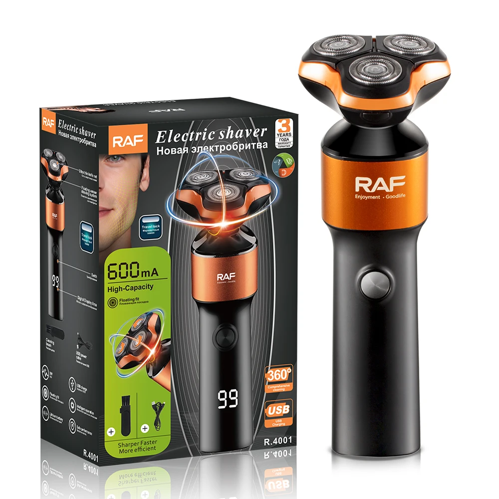 RAF Cordless Professional Hair Trimmer electric Shaver R4001