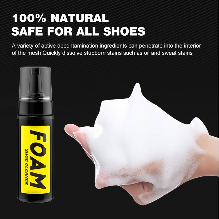 Shoe Cleaner Kit, Foam Sneaker Cleaner With Shoe Brush