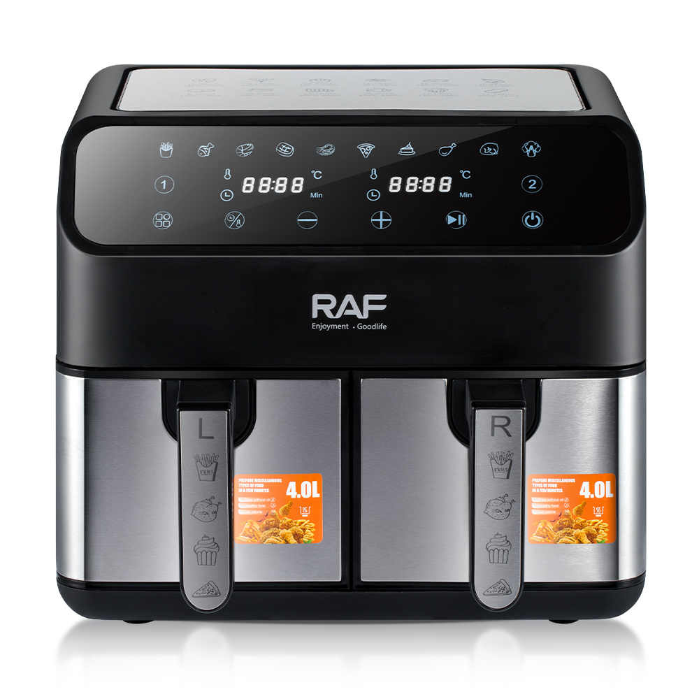 RAF Professional Double Basket Electric Air Fryer Multi-Purpose R5292