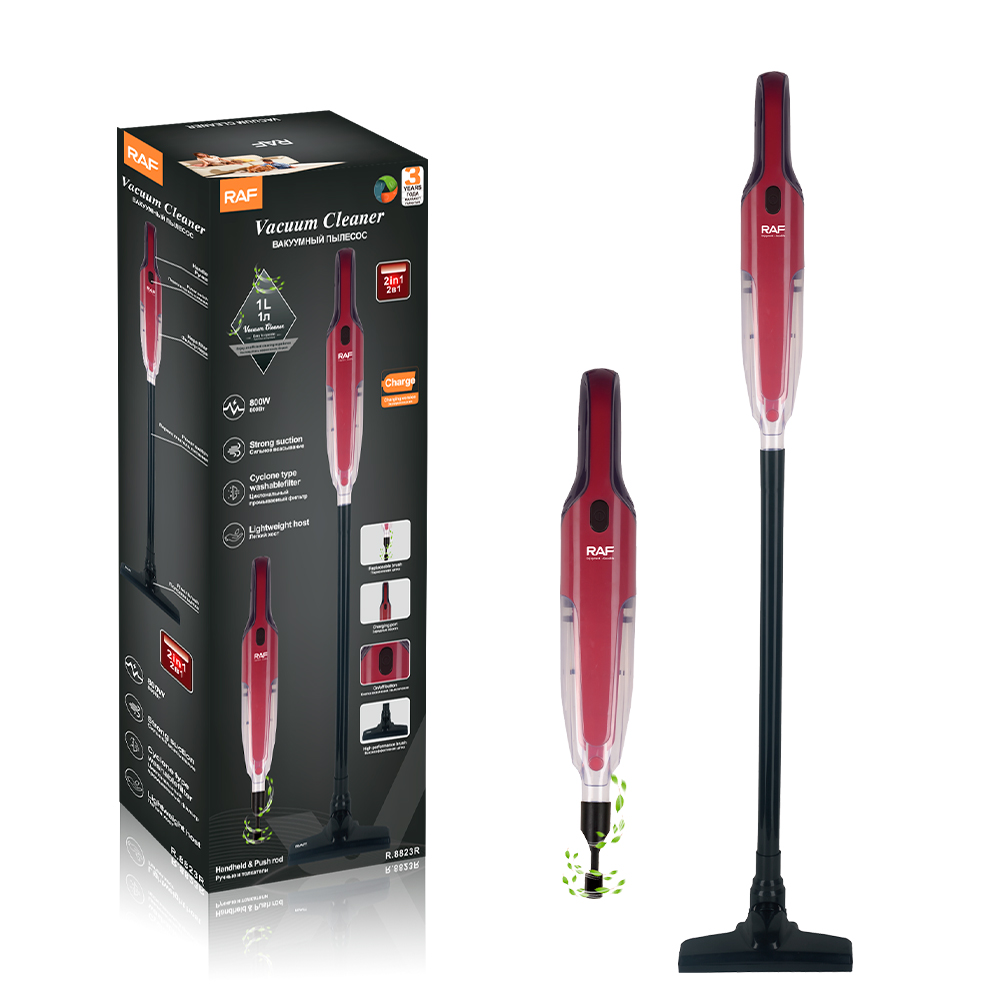 RAF Cordless Vacuum Cleaner Lightweight Removable Battery Powerful Suction Rechargeable for Floor R8823R